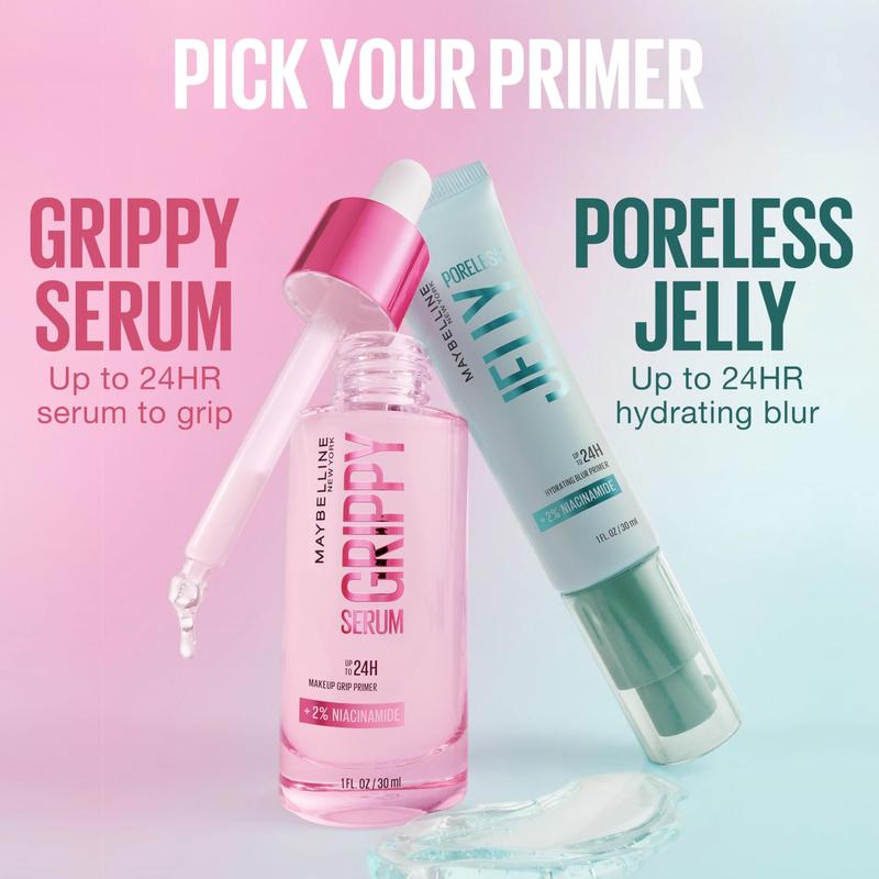 Primer de Maquiagem Maybelline Grippy Serum com 2% de Niacinamida
